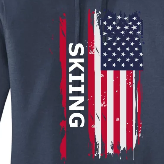 Skiing And Skiers Usa Cool Gift Women's Pullover Hoodie