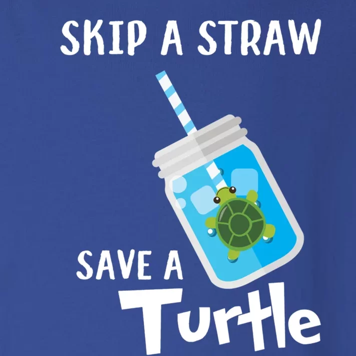 Skip A Straw Save A Turtle Sea Lovers And Turtle Lovers Gift Toddler Long Sleeve Shirt