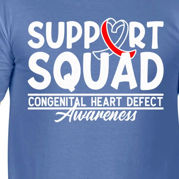 Support Awareness Squad I CHD Congenital Heart Defect Comfort Colors T-Shirt