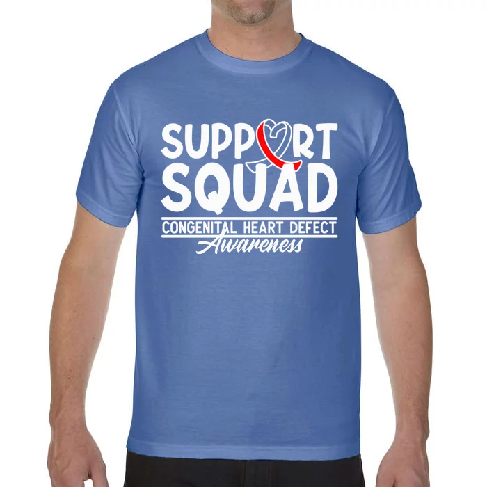 Support Awareness Squad I CHD Congenital Heart Defect Comfort Colors T-Shirt