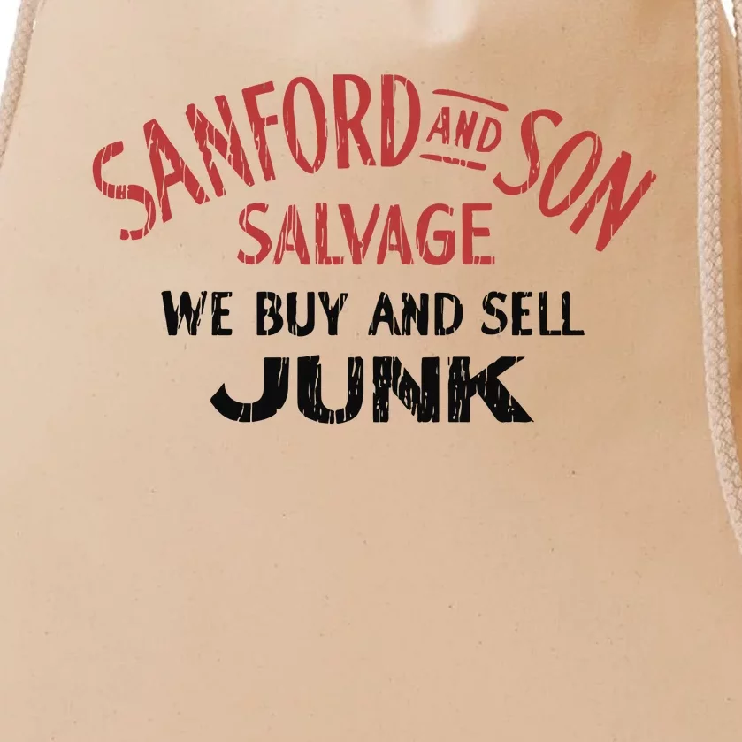 Sanford And Son Salvage We Buy And Sell Junk Drawstring Bag