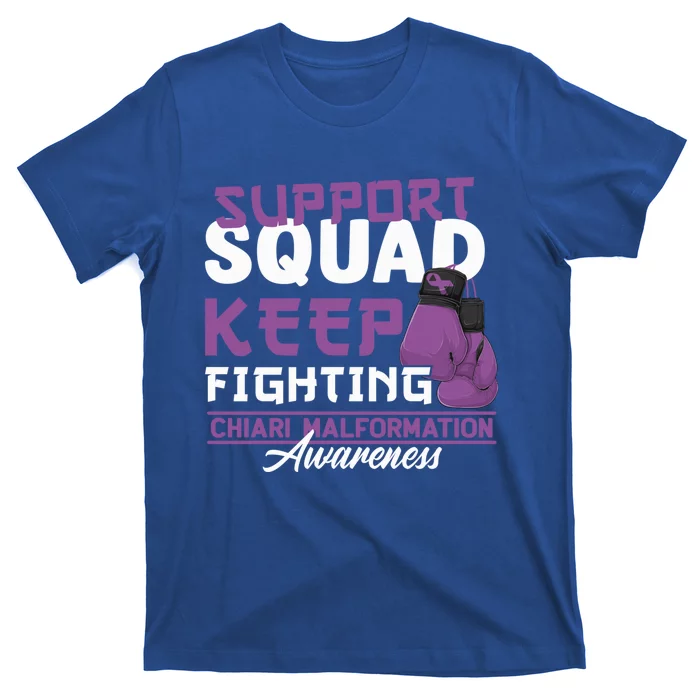 Support Awareness Squad I CM Cerebellum Chiari Malformation T-Shirt