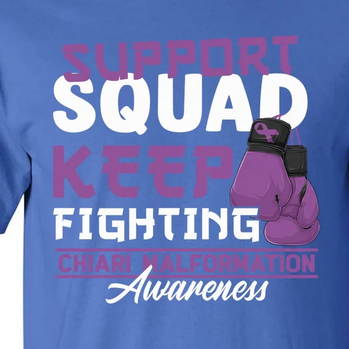 Support Awareness Squad I CM Cerebellum Chiari Malformation Tall T-Shirt