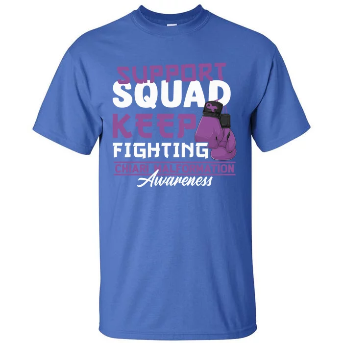 Support Awareness Squad I CM Cerebellum Chiari Malformation Tall T-Shirt