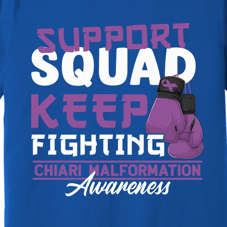 Support Awareness Squad I CM Cerebellum Chiari Malformation Premium T-Shirt