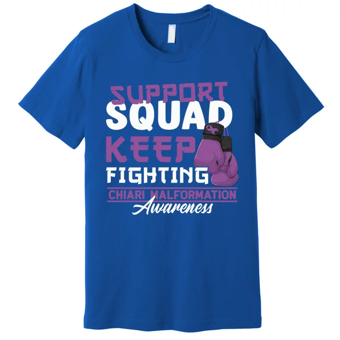 Support Awareness Squad I CM Cerebellum Chiari Malformation Premium T-Shirt