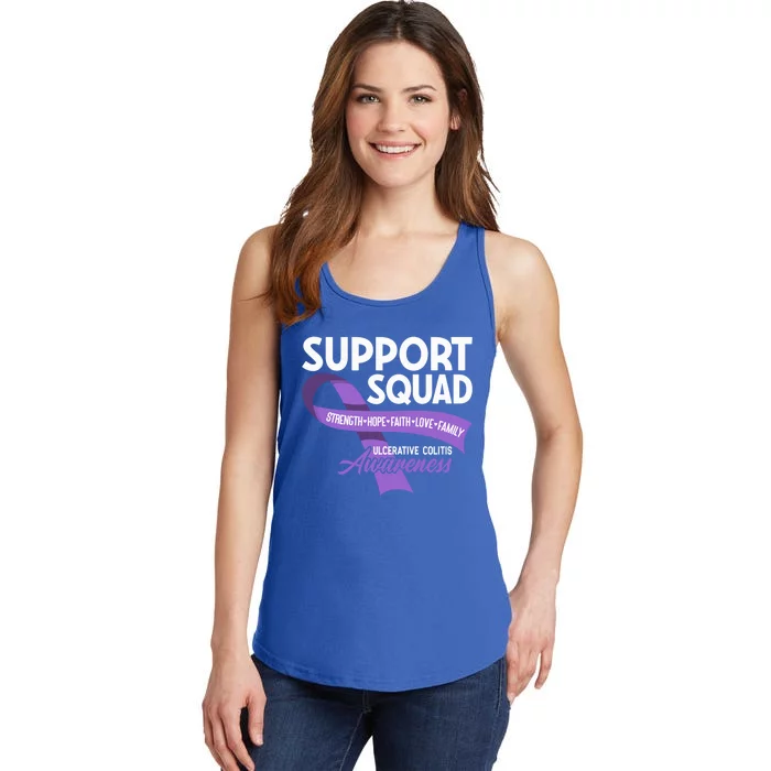 Support Awareness Squad I Ulcerative Colitis Ulcerosa Ladies Essential Tank