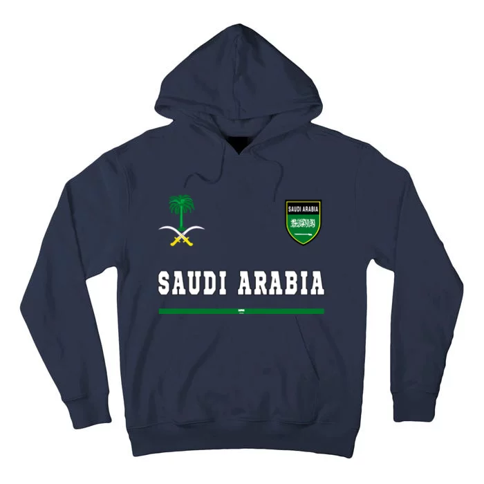 Saudi Arabia Sportsoccer Jersey Flag Football Tall Hoodie