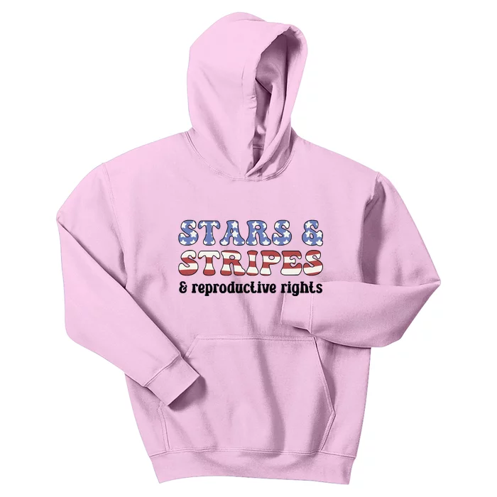 Stars And Stripes And Reproductive Rights Kids Hoodie