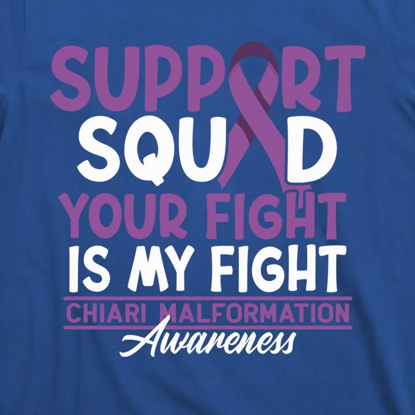 Support Awareness Squad I CM Cerebellum Chiari Malformation T-Shirt