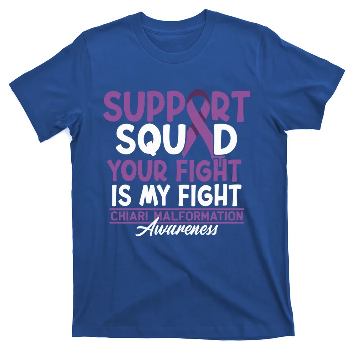 Support Awareness Squad I CM Cerebellum Chiari Malformation T-Shirt