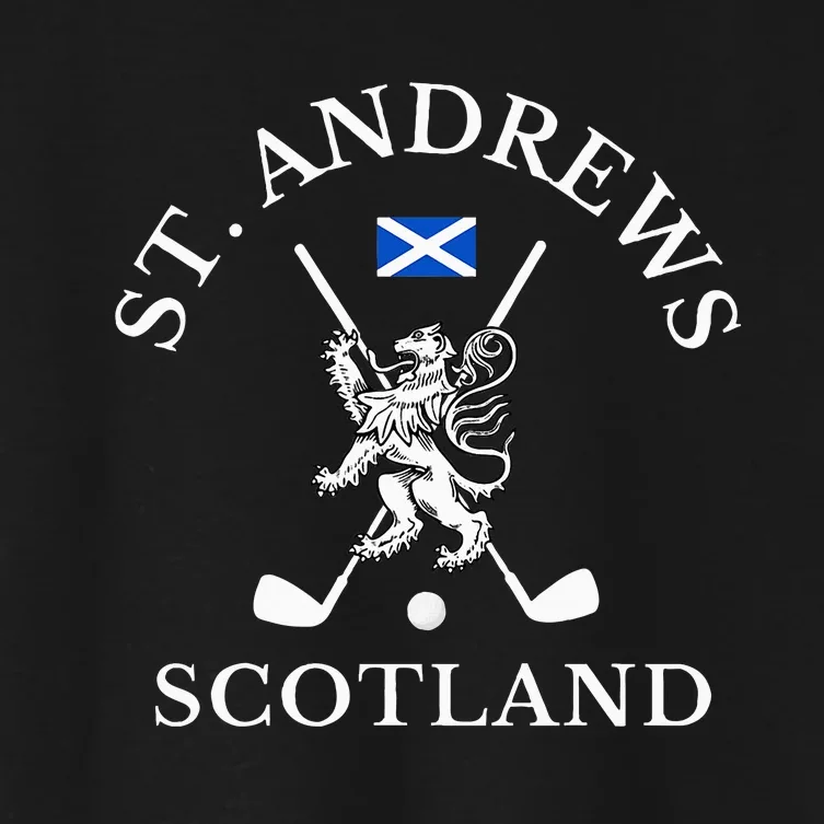 St. Andrews Scotland Golf Fan Women's Crop Top Tee