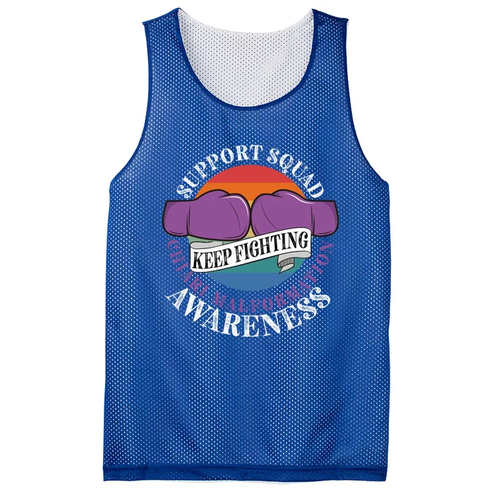 Support Awareness Squad I CM Cerebellum Chiari Malformation Mesh Reversible Basketball Jersey Tank