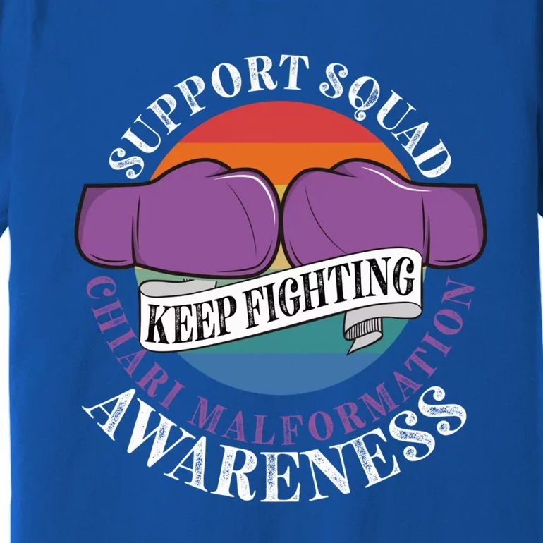 Support Awareness Squad I CM Cerebellum Chiari Malformation Premium T-Shirt