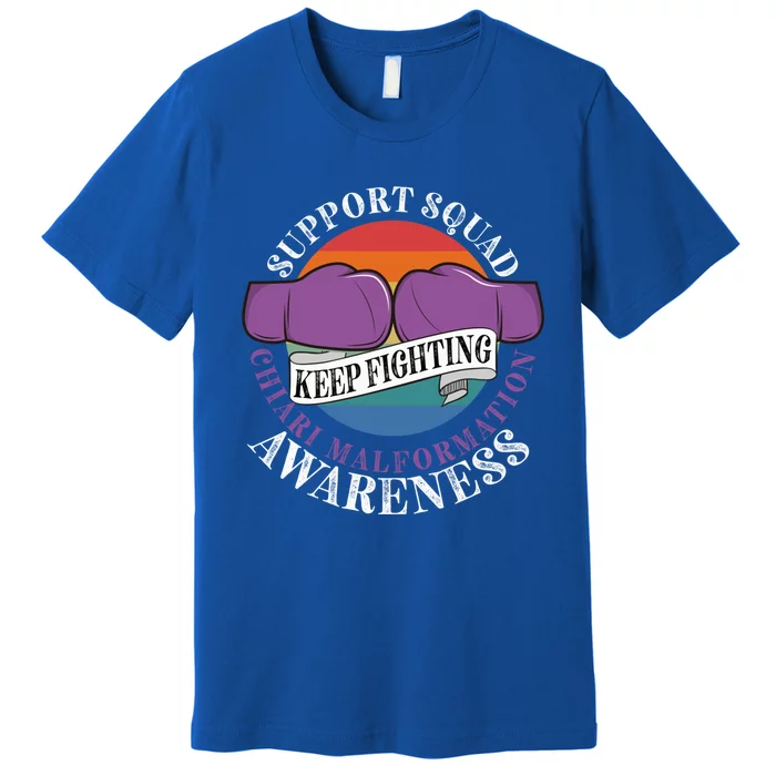 Support Awareness Squad I CM Cerebellum Chiari Malformation Premium T-Shirt