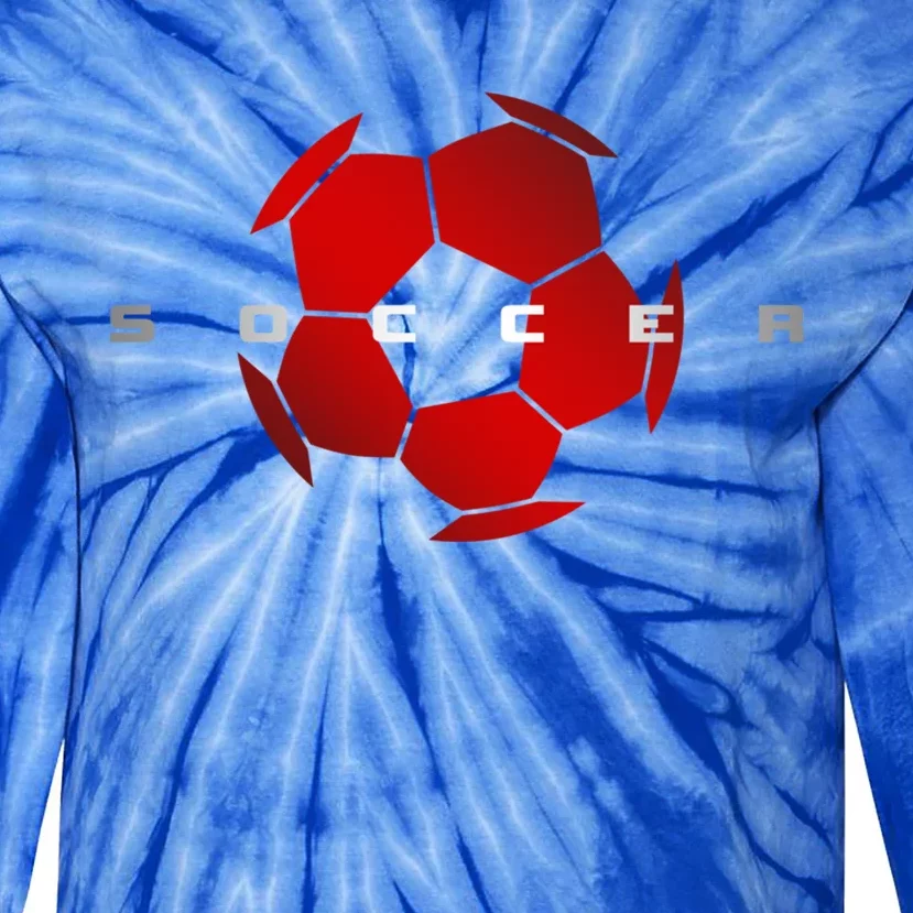 Soccer Apparel Soccer Player Gift Tie-Dye Long Sleeve Shirt