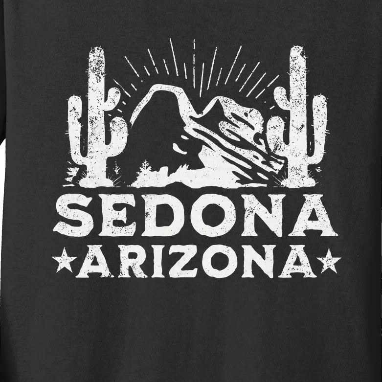 Sedona Arizona Kids Long Sleeve Shirt