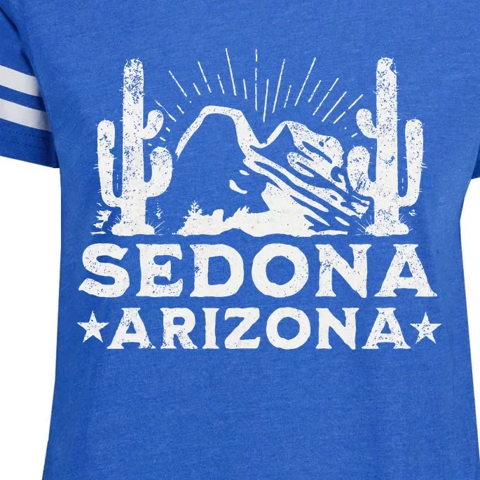 Sedona Arizona Enza Ladies Jersey Football T-Shirt