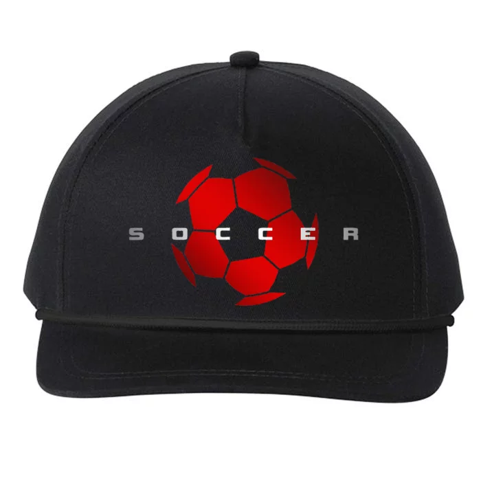 Soccer Apparel Soccer Snapback Five-Panel Rope Hat