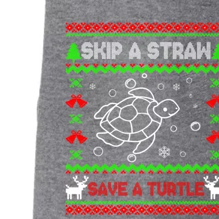 Skip A Straw Save A Turtle Tee Turtles Lover Xmas Gift Idea Gift Doggie 3-End Fleece Hoodie