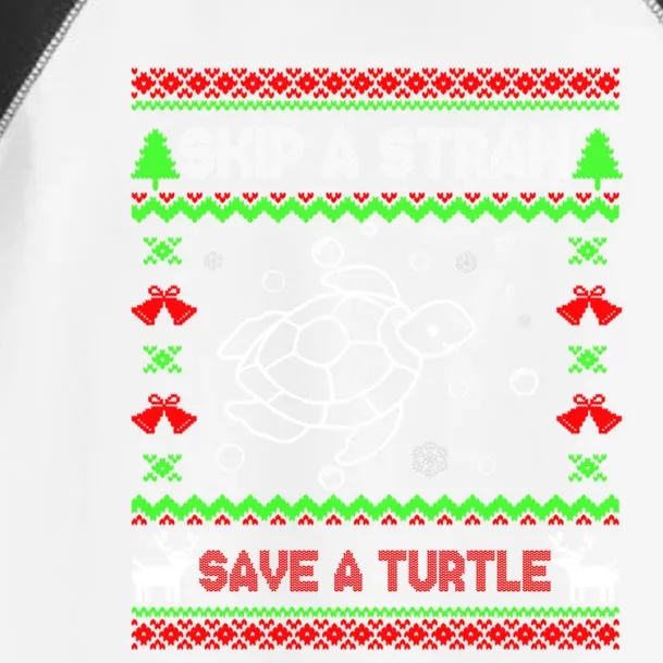 Skip A Straw Save A Turtle Tee Turtles Lover Xmas Gift Idea Gift Toddler Fine Jersey T-Shirt