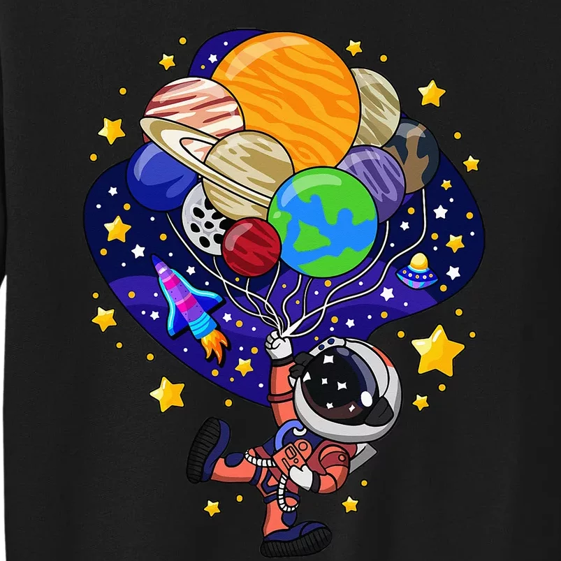 Space Astronaut Spaceman Astronomy Earth Mars Planets Sweatshirt