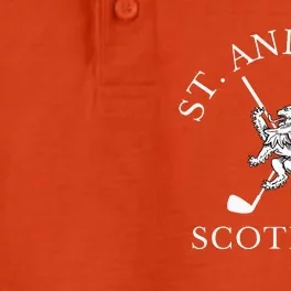 St. Andrews Scotland Golf Fan Dry Zone Grid Performance Polo