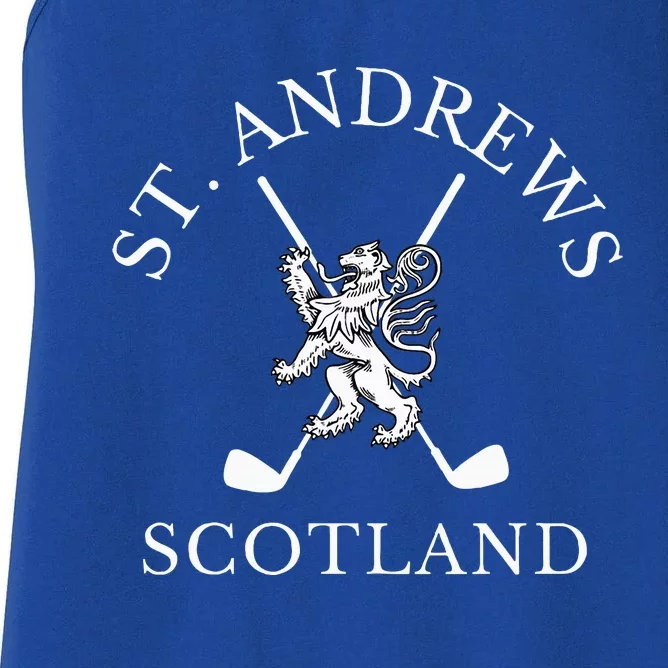 St. Andrews Scotland Golf Fan Women's Racerback Tank