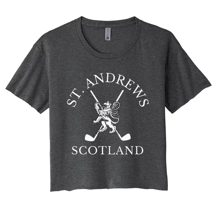 St. Andrews Scotland Golf Fan Women's Crop Top Tee