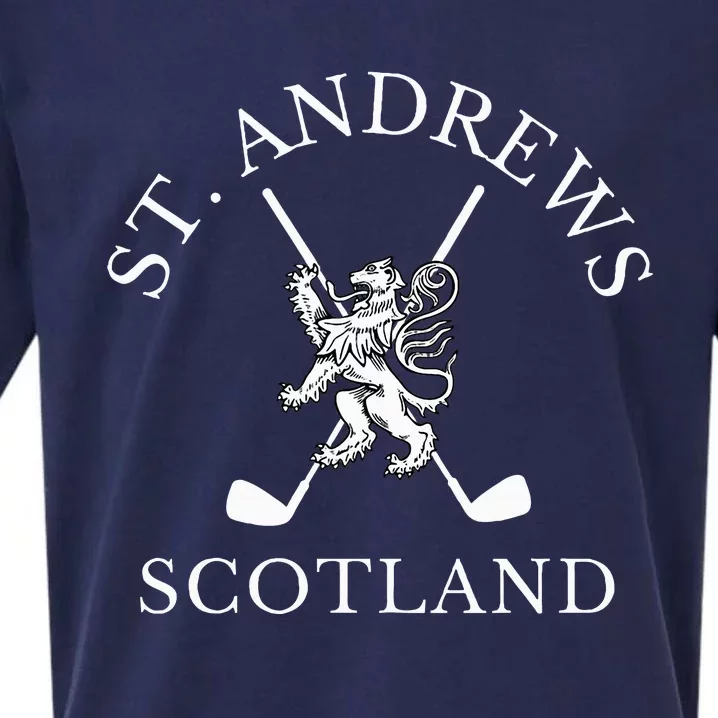 St. Andrews Scotland Golf Fan Sueded Cloud Jersey T-Shirt