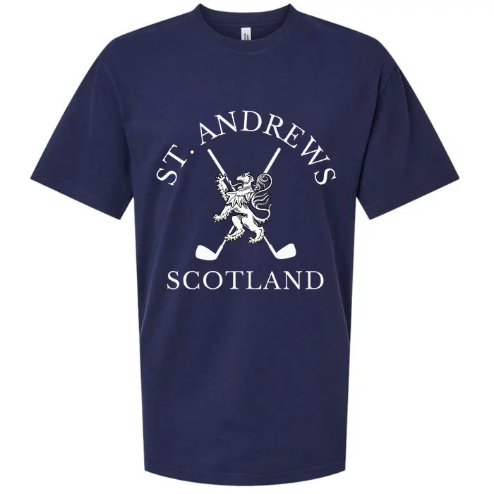 St. Andrews Scotland Golf Fan Sueded Cloud Jersey T-Shirt