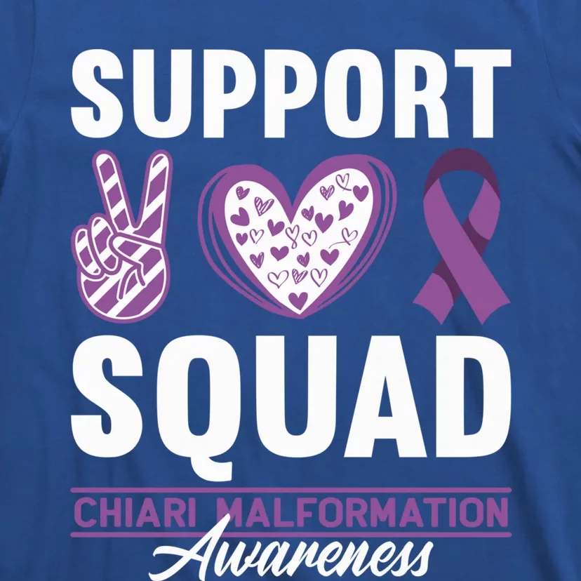 Support Awareness Squad I CM Cerebellum Chiari Malformation T-Shirt