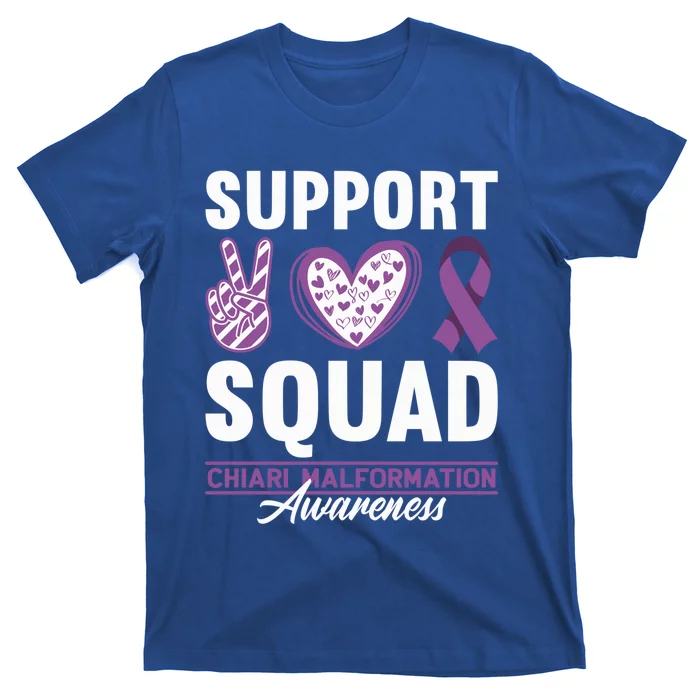 Support Awareness Squad I CM Cerebellum Chiari Malformation T-Shirt