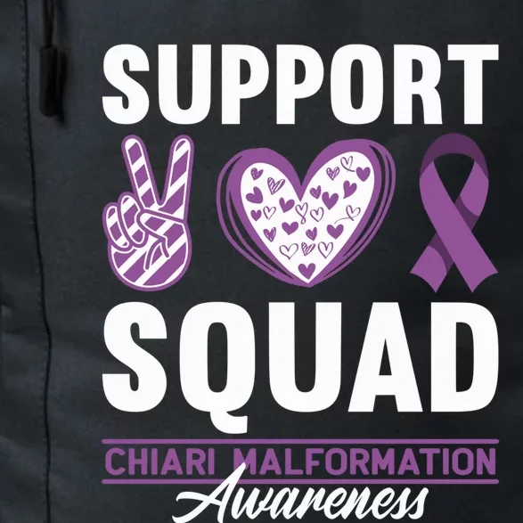 Support Awareness Squad I CM Cerebellum Chiari Malformation Daily Commute Backpack