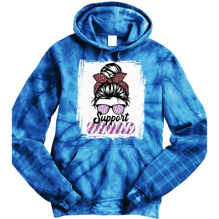 Support Awareness Squad I CM Cerebellum Chiari Malformation Tie Dye Hoodie