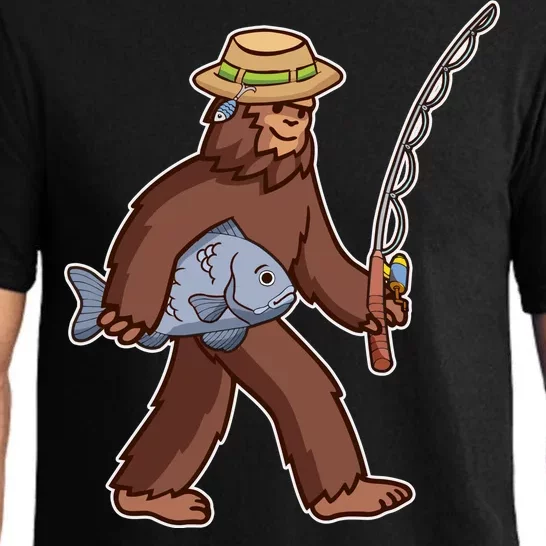 Sasquatch Gone Fishing Pajama Set