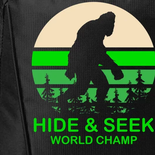 Sasquatch Hide And Seek World Champion City Backpack