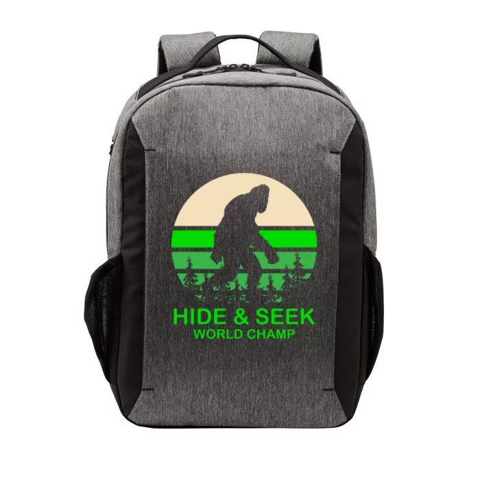 Sasquatch Hide And Seek World Champion Vector Backpack