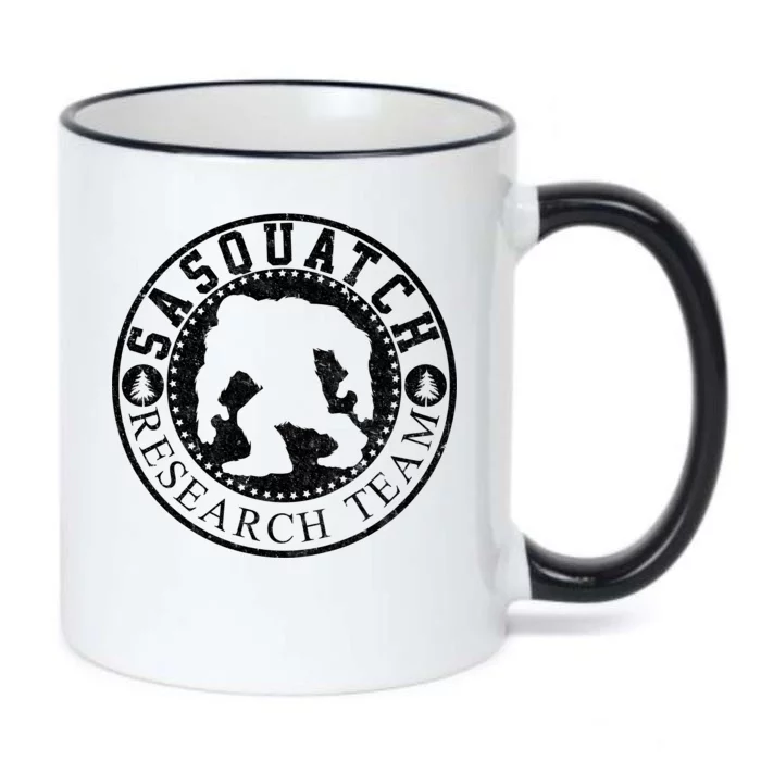 Sasquatch Research Team Black Color Changing Mug