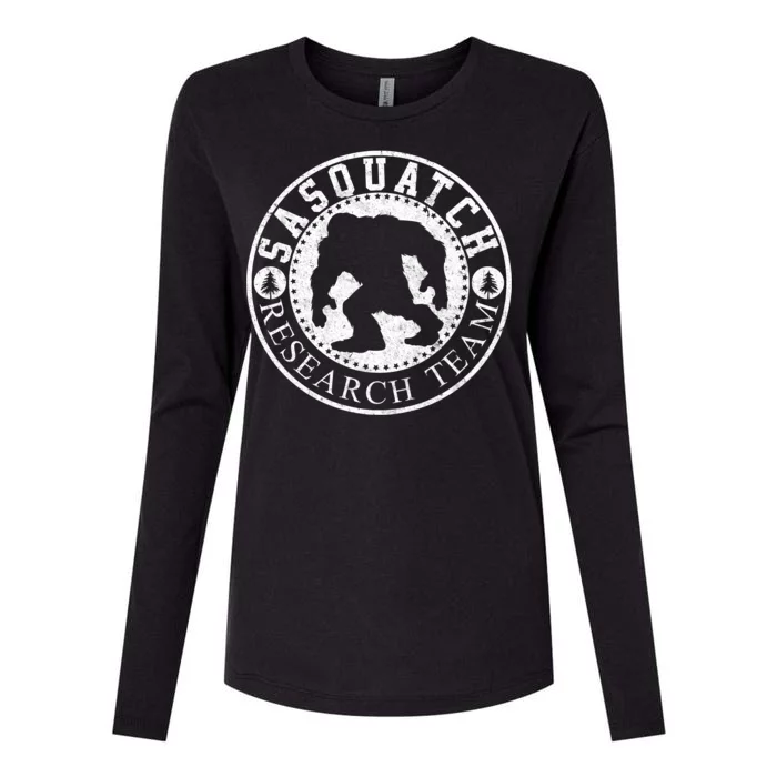 Sasquatch Research Team Womens Cotton Relaxed Long Sleeve T-Shirt