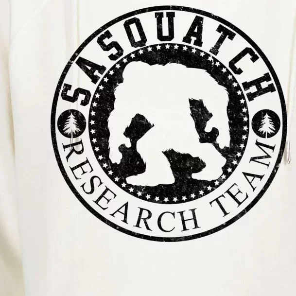 Sasquatch Research Team Womens Funnel Neck Pullover Hood