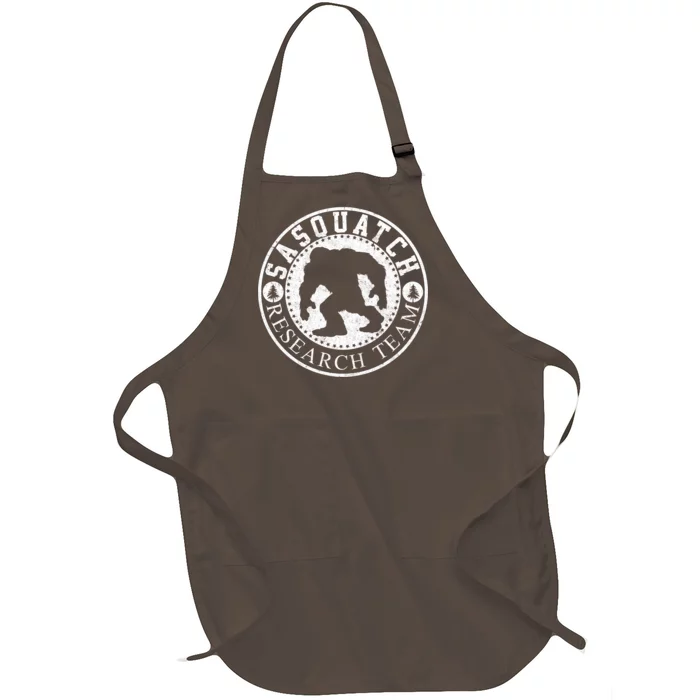 Sasquatch Research Team Full-Length Apron With Pocket