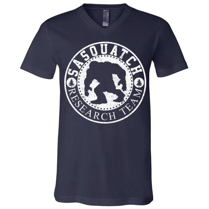 Sasquatch Research Team V-Neck T-Shirt