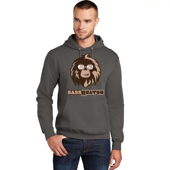 Sassquatch Funny Sasquatch Tall Hoodie