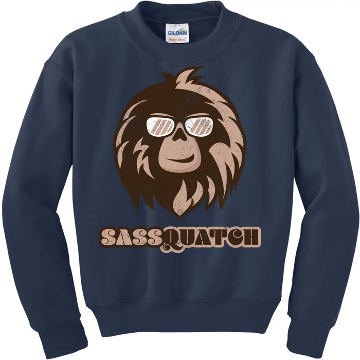 Sassquatch Funny Sasquatch Kids Sweatshirt