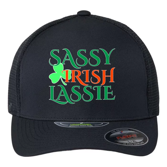 Sassy Irish Lassie Flexfit Unipanel Trucker Cap