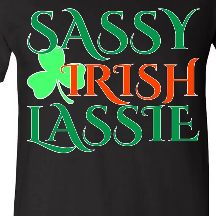 Sassy Irish Lassie V-Neck T-Shirt