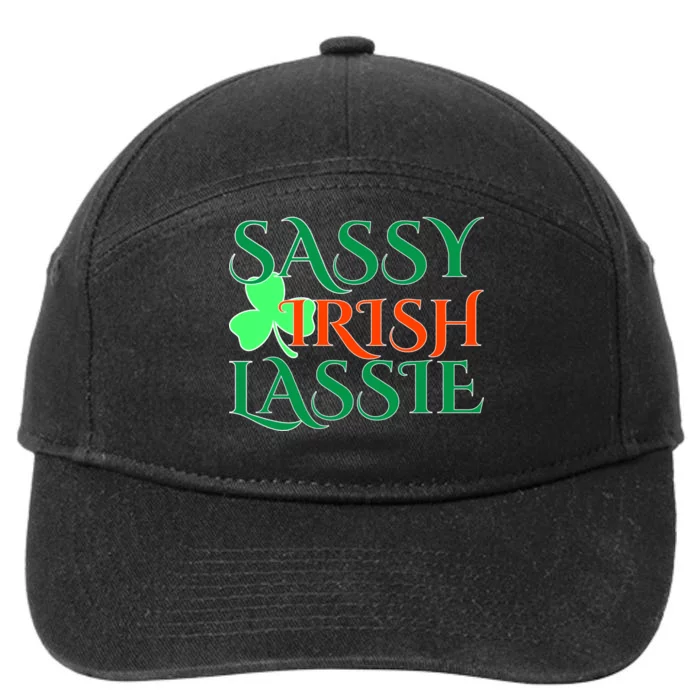 Sassy Irish Lassie 7-Panel Snapback Hat