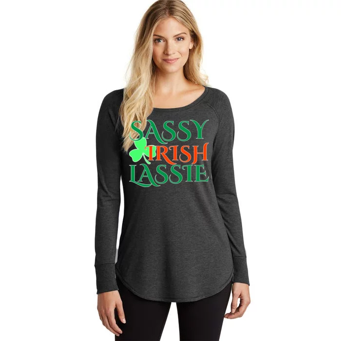 Sassy Irish Lassie Women's Perfect Tri Tunic Long Sleeve Shirt