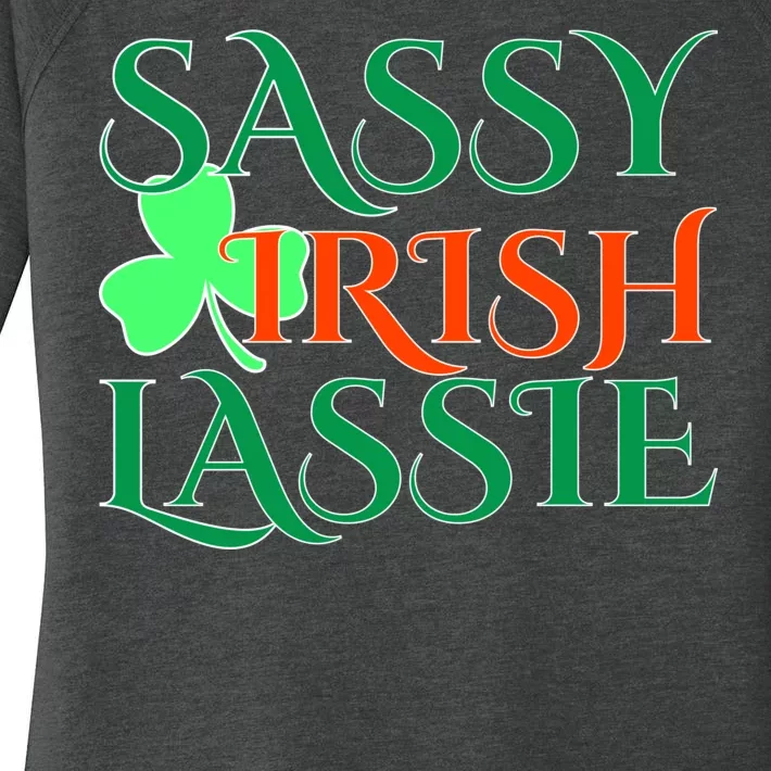 Sassy Irish Lassie Women's Perfect Tri Tunic Long Sleeve Shirt